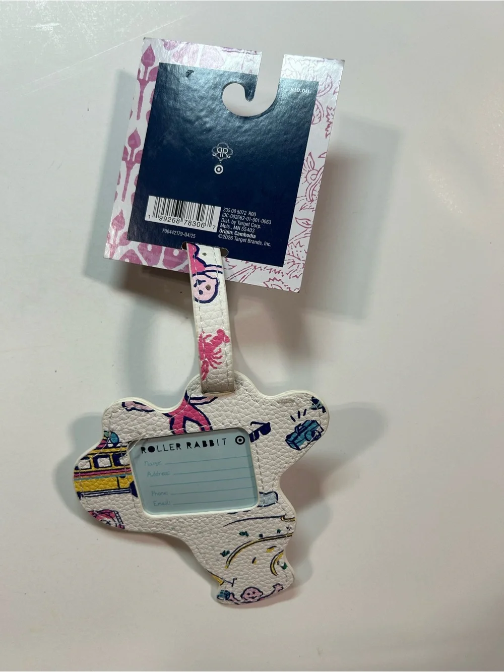 NEW (2) Roller Rabbit x Target Monkey Luggage Tags - Picture 6 of 8